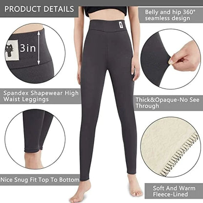 Dames Fleece Broek Warm en Comfortabel met Shaping Effect