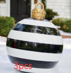 Kerstbal Buiten Decoratie 60cm Weerbestendig PVC