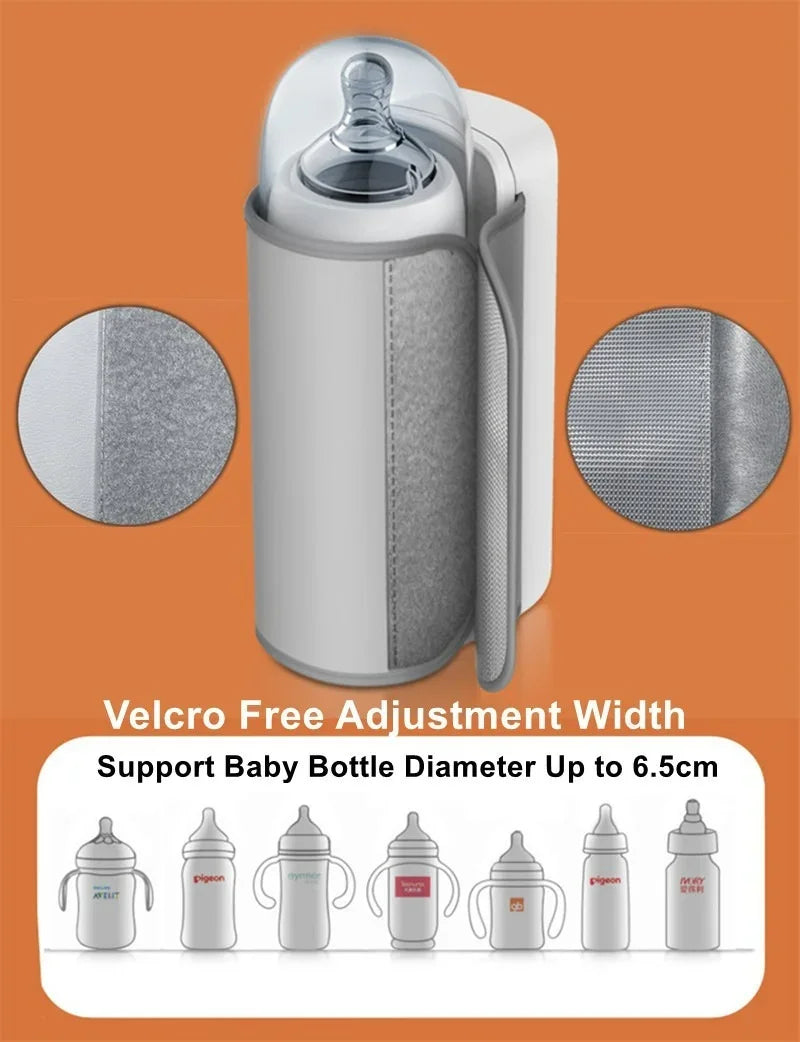 Babyflessenwarmer Draagbaar met Temperatuurregeling
