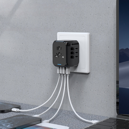 Variant image for PowerHub™ – Universele Reisadapter met 4 USB-Poorten en Veiligheid-2