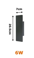 LED Buitenlamp Waterdicht IP65 voor Wand