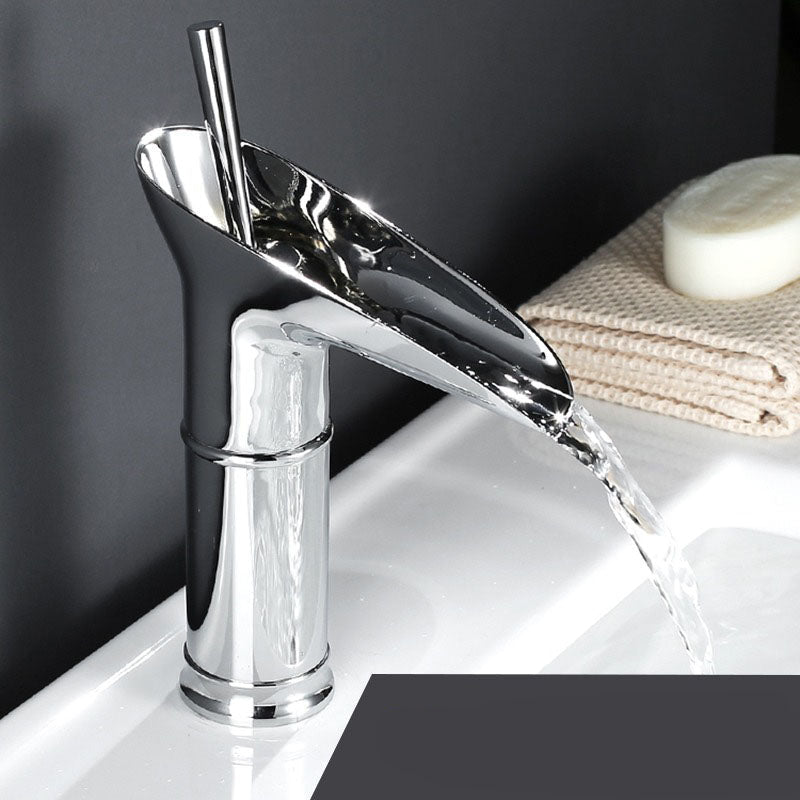 Waterval Kraan Messing Cuba Stijl Warm en Koud Water