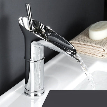 Waterval Kraan Messing Cuba Stijl Warm en Koud Water