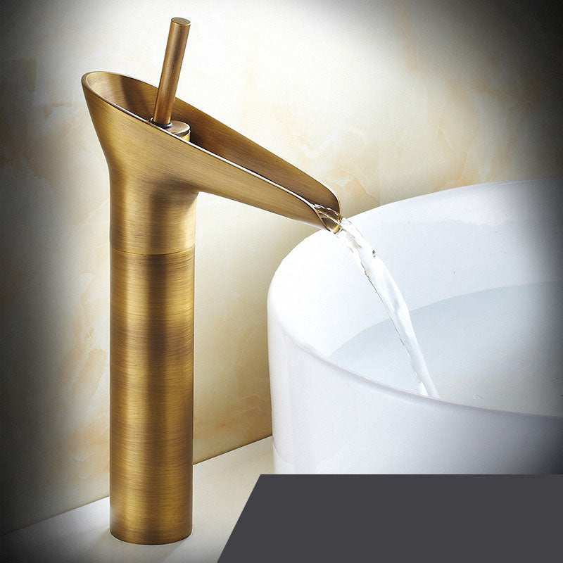 Waterval Kraan Messing Cuba Stijl Warm en Koud Water