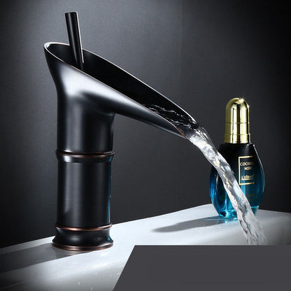 Waterval Kraan Messing Cuba Stijl Warm en Koud Water
