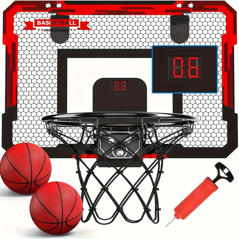 Basketbalring met Scorebord Elektronisch voor Binnen - Velinix