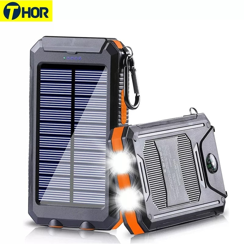 Waterdichte Powerbank 8000mAh met Dubbele USB en LED