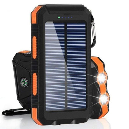 Waterdichte Powerbank 8000mAh met Dubbele USB en LED