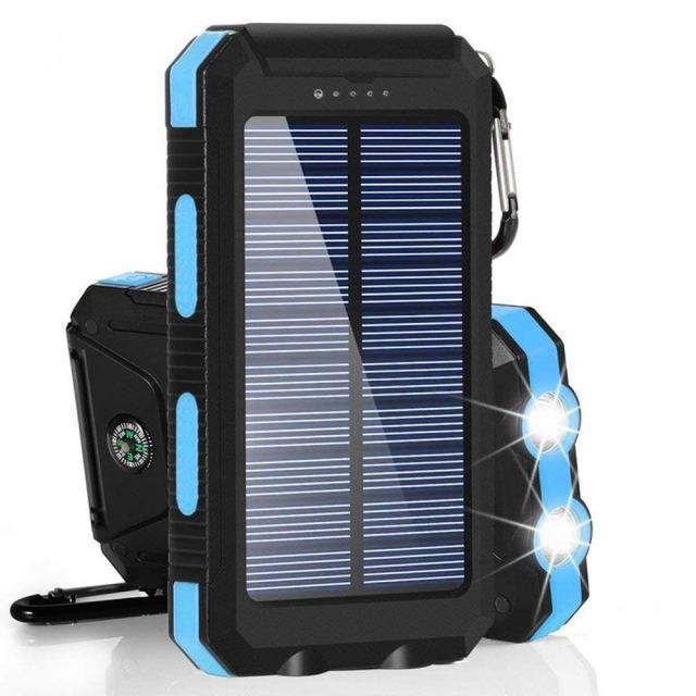 Waterdichte Powerbank 8000mAh met Dubbele USB en LED