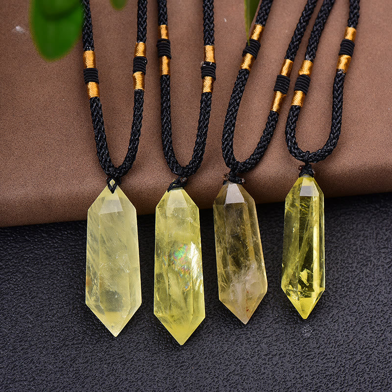 Amethist Hanger Natuurlijke Kristallen Ketting voor Innerlijke Rust