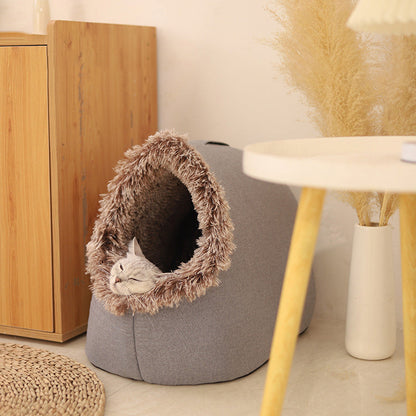Hondenhol Bed Warm en Comfortabel voor Huisdieren - Velinix