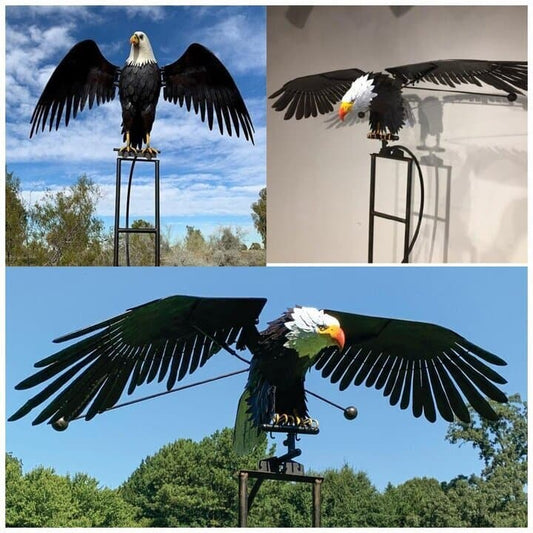 Windgenerator Vogelvormig Metaal Decoratief Tuinornament - Velinix