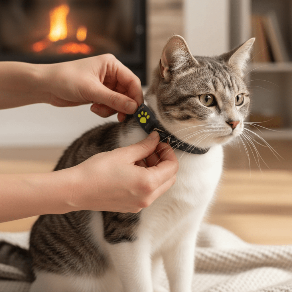 Kat GPS Tracker Realtime Locatie Tracker Zonder Abonnement - Velinix