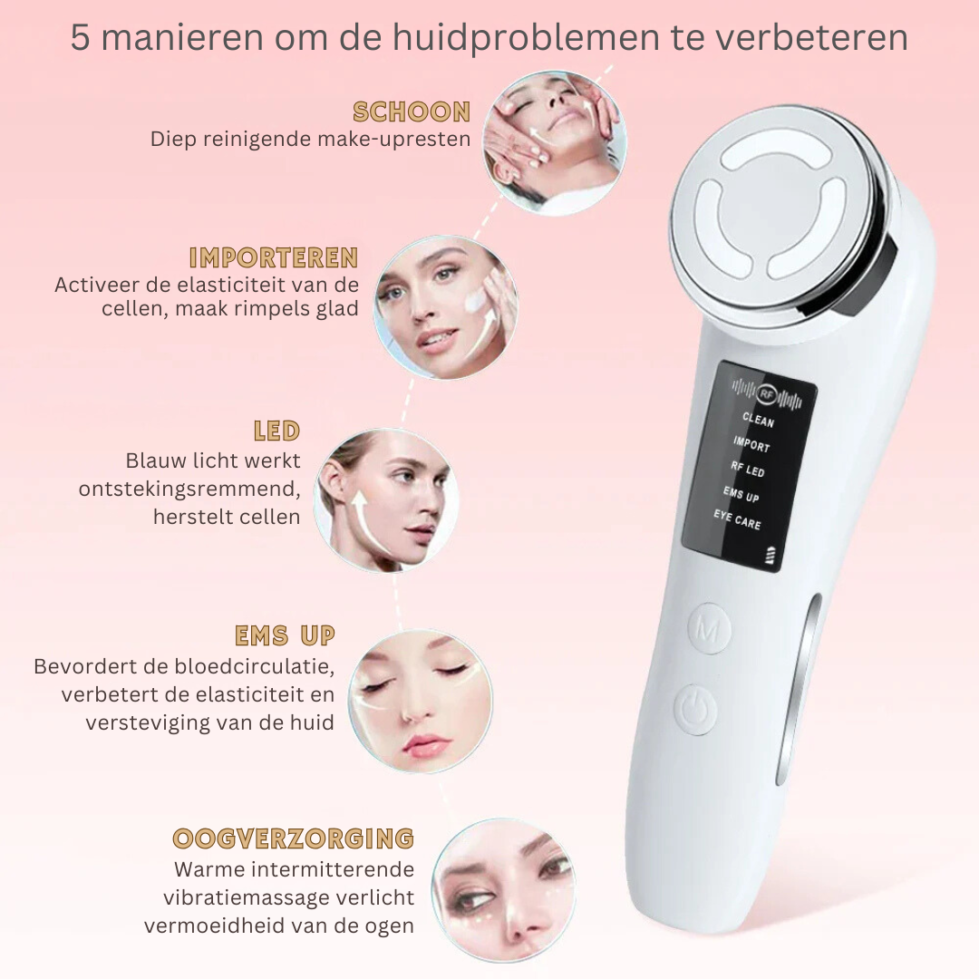 EMS Gezichtsmassager voor Een Stralende Huid