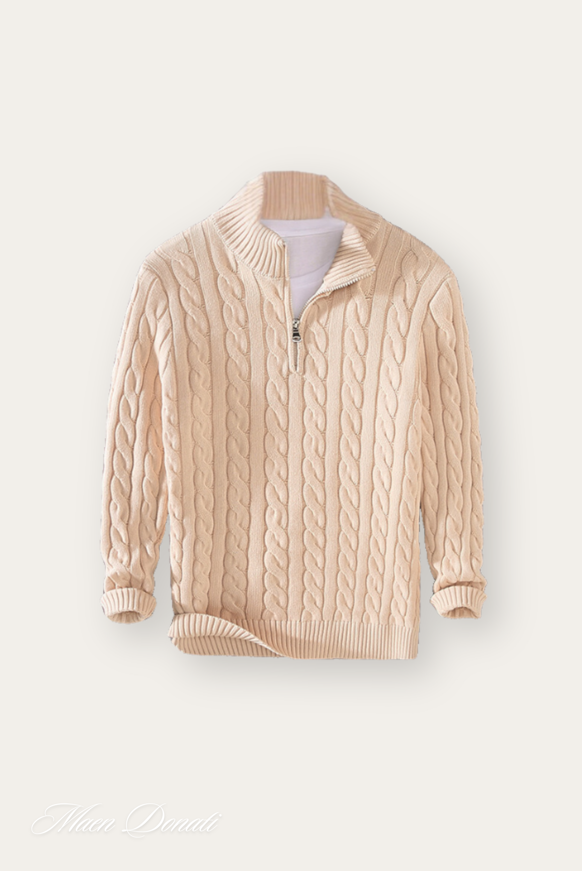 Gebreide Heren Coltrui Warm en Comfortabel Ethan - Velinix