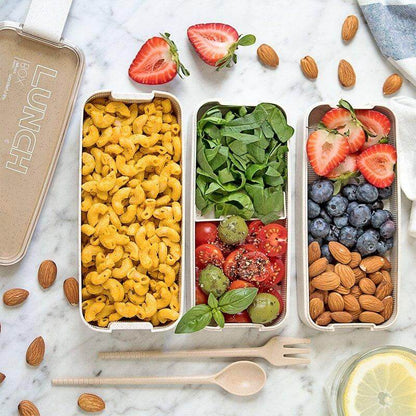 3-Laags Bento Lunchdoos voor Kinderen en Volwassenen