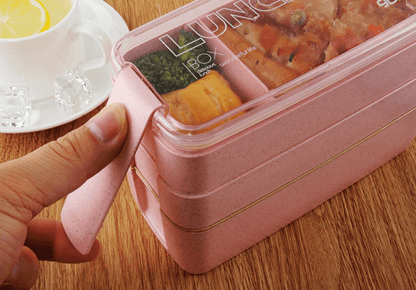 3-Laags Bento Lunchdoos voor Kinderen en Volwassenen
