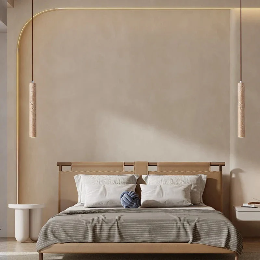 LED Kroonluchter Travertijn Modern Minimale Stijl