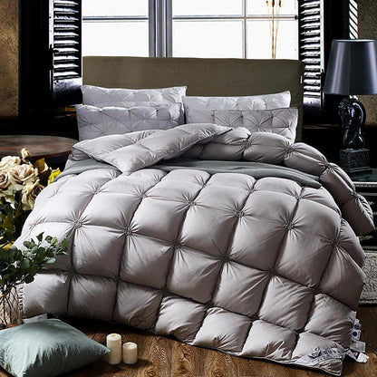 Winter Deken 100% Ganzendons Warm en Gewatteerd