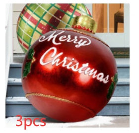 Kerstbal Buiten Decoratie 60cm Weerbestendig PVC