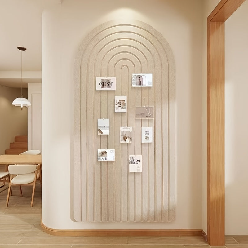 Grote Zelfklevende Prikbord van Polyester Vilt Gebogen Design