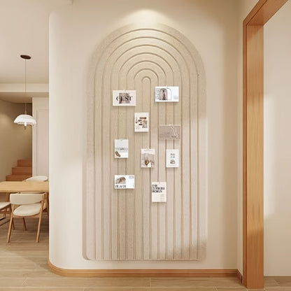 Grote Zelfklevende Prikbord van Polyester Vilt Gebogen Design