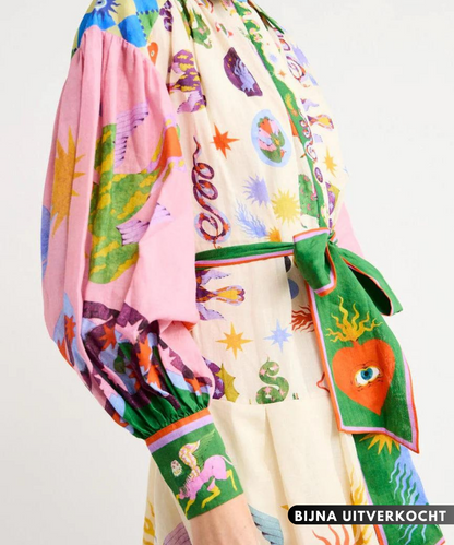 Maxi Jurk Elegante Italiaanse Stijl voor Vrouw