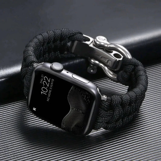 Apple Watch Armband Paracord Verstelbaar Robuust - Velinix