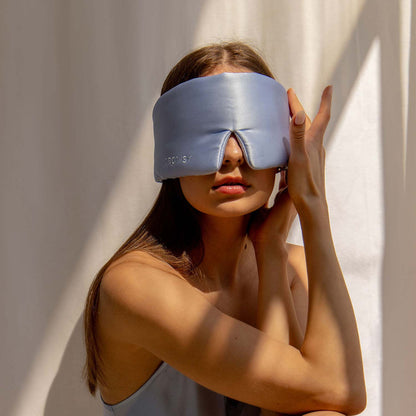 Slaapmasker Zijde Zacht voor Diepe Slaap