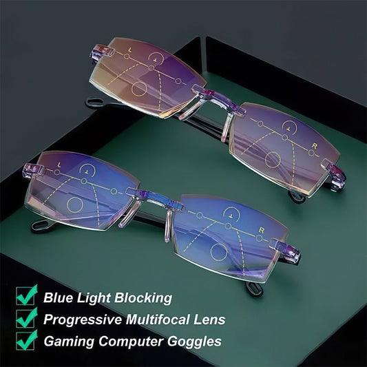 Leesbril met Blauwlichtblokkering voor Multifocale Glazen - Velinix