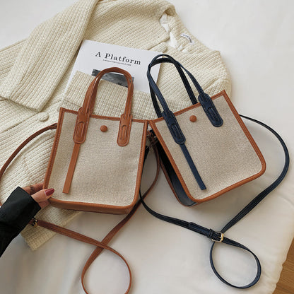 Mini Canvas Schoudertas voor Dames