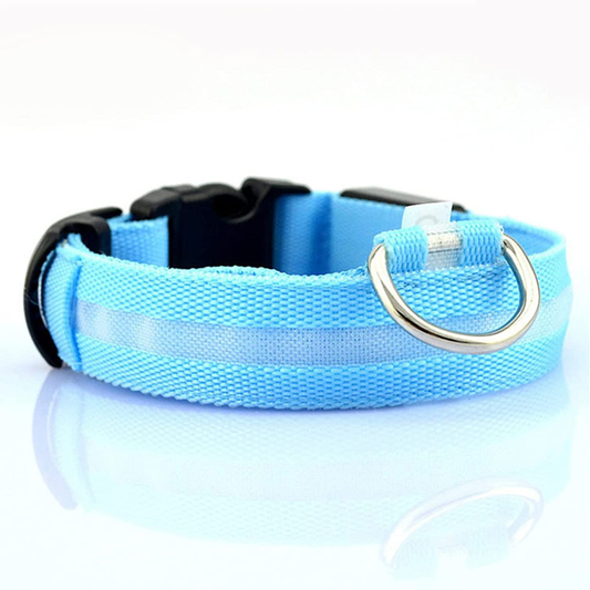 Dierenhalsband met LED-licht Oplaadbaar en Waterbestendig - Velinix