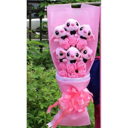 Pluche Bloemstuk Stitch en Vrienden Cadeau