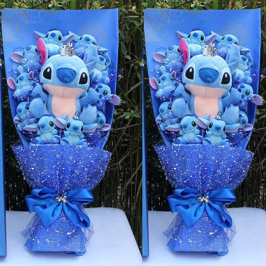 Pluche Bloemstuk Stitch en Vrienden Cadeau - Velinix