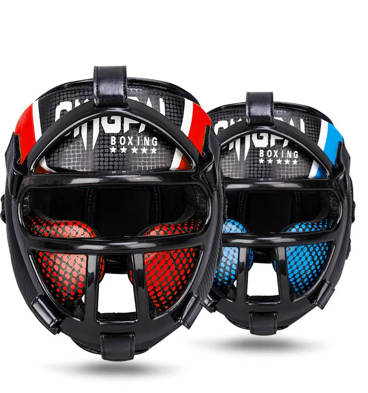 Veilige Bokshoofdbeschermer met Gezichtsbescherming - Velinix