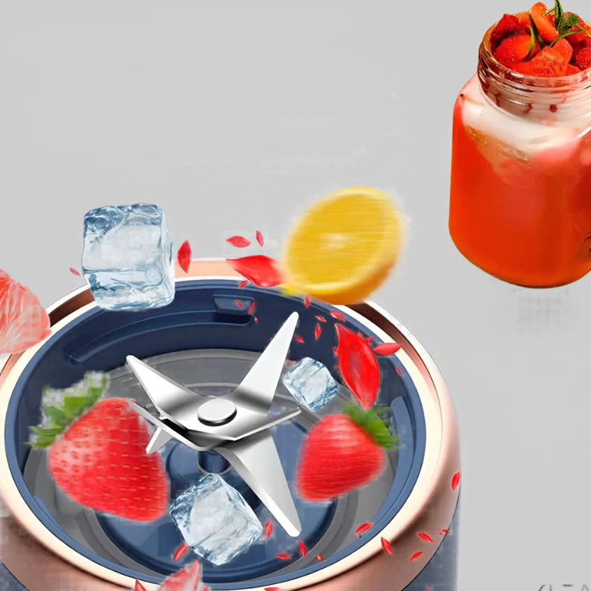 Mini Blender 300W voor Smoothies onderweg Compact en Krachtig