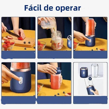 Mini Blender 300W voor Smoothies onderweg Compact en Krachtig
