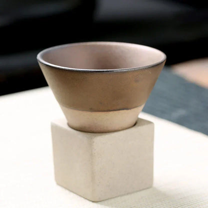 Japanse Koffie- en Theekop Handgemaakt Zen Design