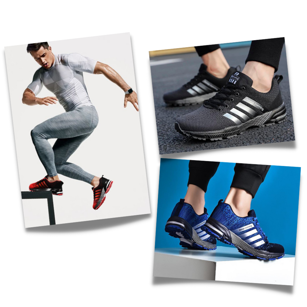 Ademende Herenschoenen Sportieve Loopschoenen