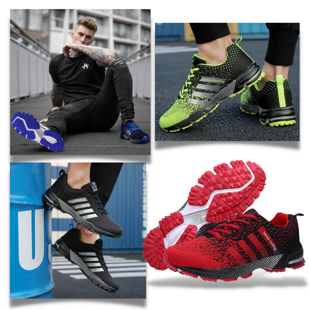 Ademende Herenschoenen Sportieve Loopschoenen - Velinix