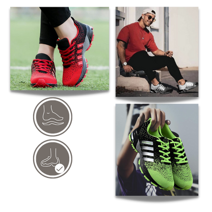 Ademende Herenschoenen Sportieve Loopschoenen