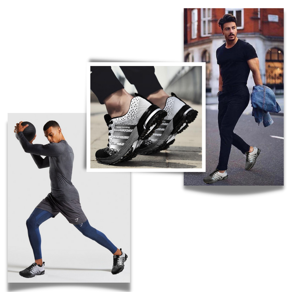 Ademende Herenschoenen Sportieve Loopschoenen