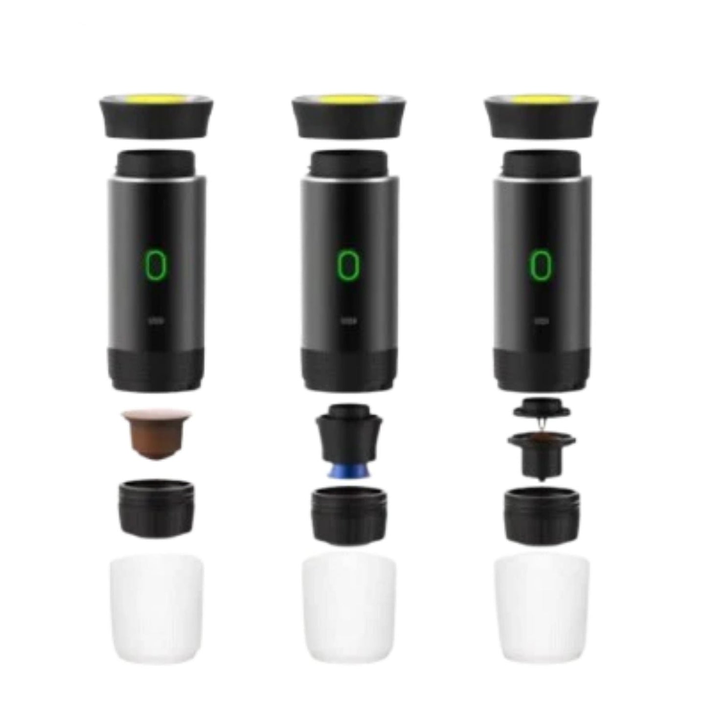 Draagbare Espressomachine 3-in-1 voor Thuis en Op Reis