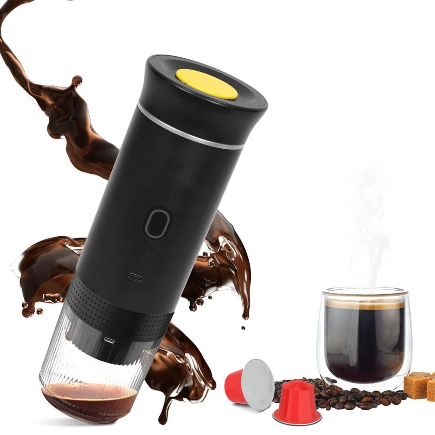 Draagbare Espressomachine 3-in-1 voor Thuis en Op Reis - Velinix