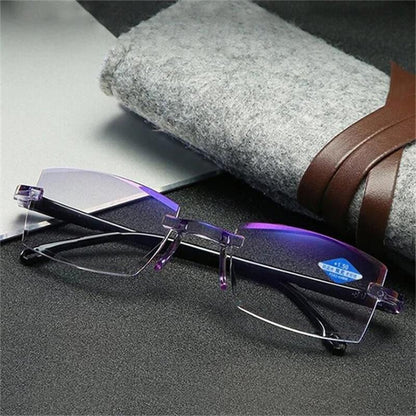 Multifocale Bril met Blauwlichtfilter en Leesglas - Velinix
