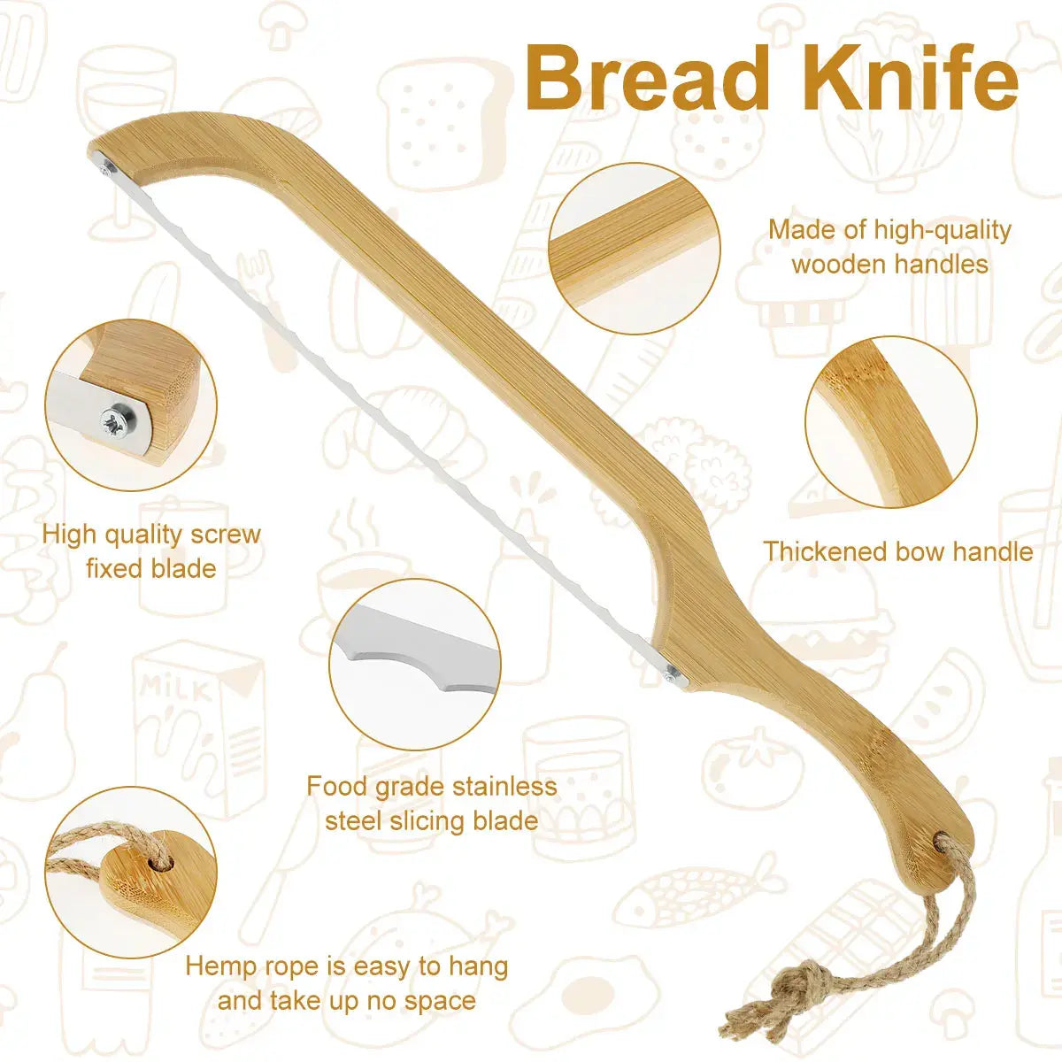 Scherp Broodmes voor Perfecte Sneden - BreadMaster