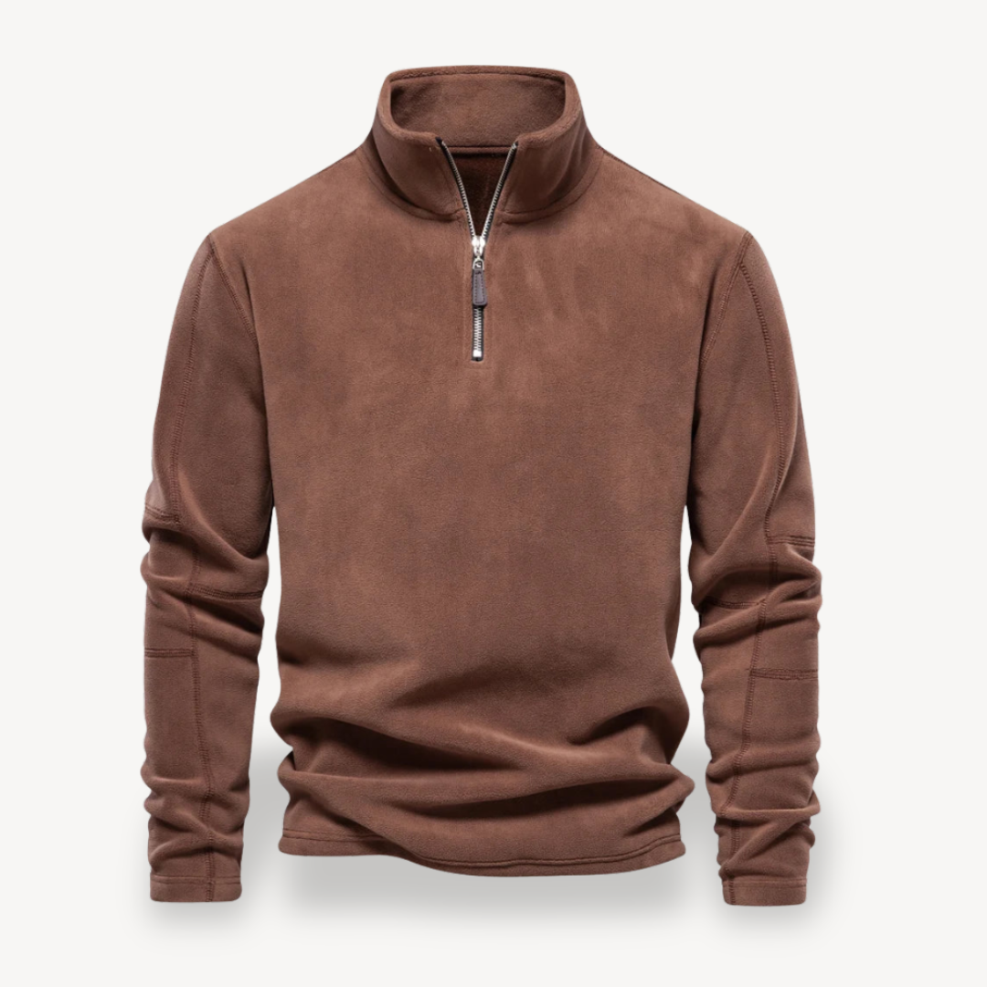 Heren Fleecevest Warm en Zacht met Rits - Velinix