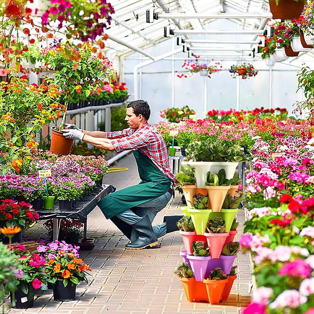 Stapelbare Plantenpotten voor Binnen en Buiten