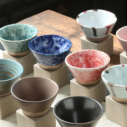 Japanse Koffie- en Theekop Handgemaakt Zen Design