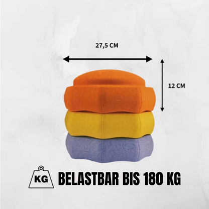 Kleurrijke Stapstenen voor Kinderen met Balans en Spelfunctie